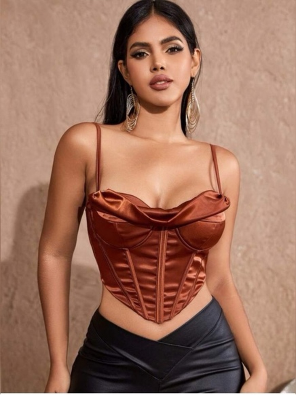 Satin Corset Top
